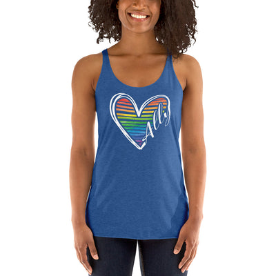 Ally Heart - Women's Racerback Tank